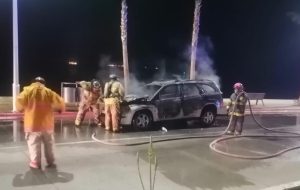 Elementos del Heroico Cuerpo de Bomberos.