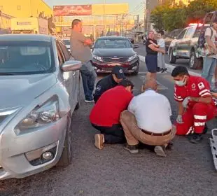 Accidente contra estudiante de La Paz