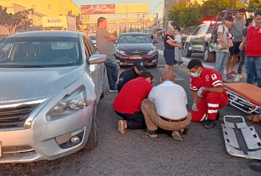 Accidente contra estudiante de La Paz