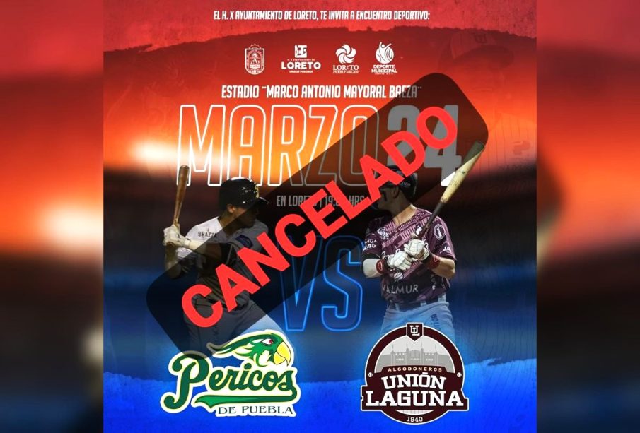 Informe de cancelado un partido del Baja Series 2024