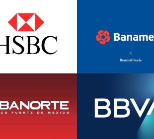 Logos de los bancos en México