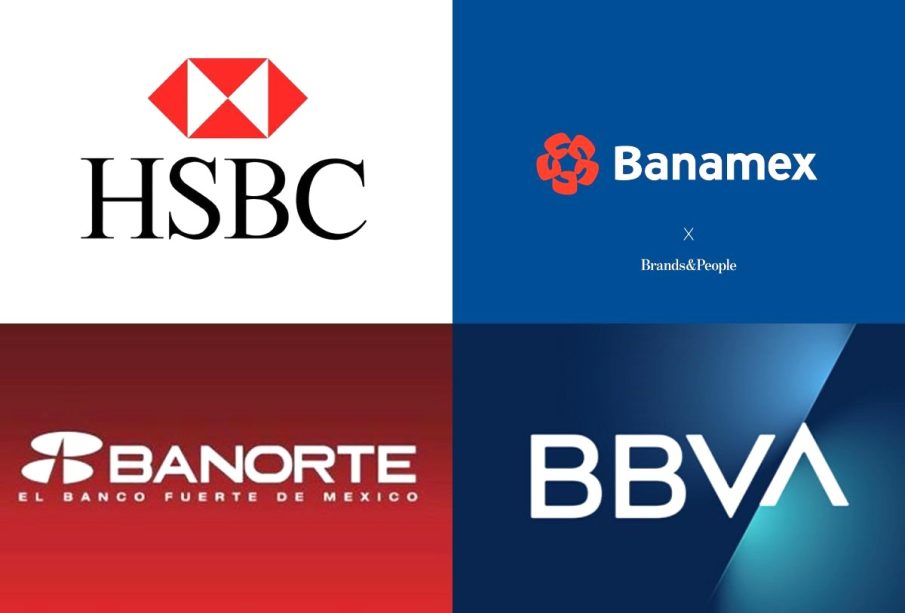 Logos de los bancos en México