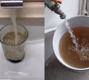 (VIDEO) ¡Cuidado! Así es el agua contaminada en Benito Juárez, CDMX; tiene derivados de petróleo