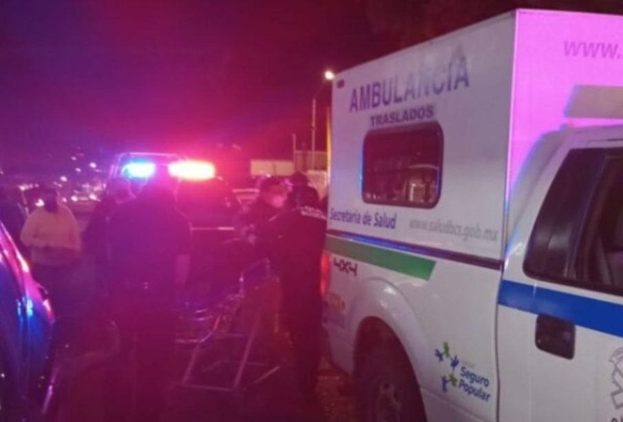 Ambulancia de la Secretaría de Salud