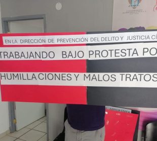 Cartel de protesta