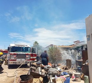 Casa incendiada en Villas del Encanto