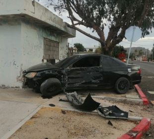 Choque en la colonia Pueblo Nuevo