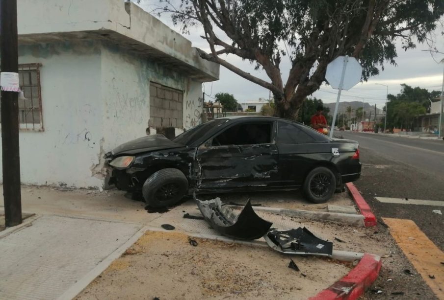 Choque en la colonia Pueblo Nuevo