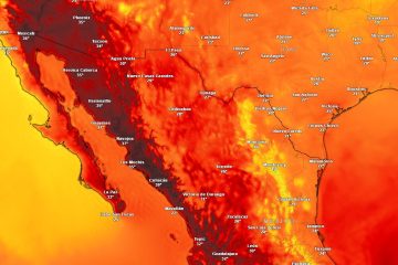 Clima caluroso Tijuana 22-04