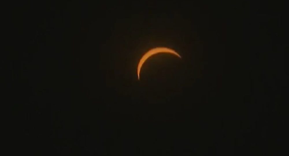 Eclipse solar 2024 foto