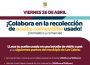 El próximo viernes 26 de abril te invitamos a depositar el aceite comestible usado en los contenedores de Cultura del Agua