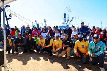 Festejan el Día del Niño y la Niña en Puerto San Carlos con Tercer Torneo de Pesca Infantil