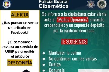 Fraude a través de Facebook y Uber vendedores son blanco de estafadores