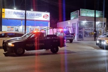 Ladrón encapuchado asalta farmacia en La Paz; logra huir