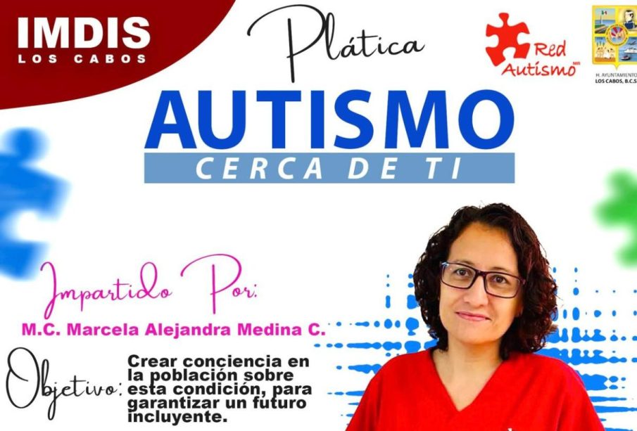 Invitación de plática sobre el autismo