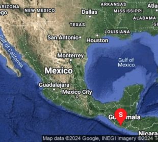 Se registra sismo 5.2 en los límites entre Chiapas y Guatemala