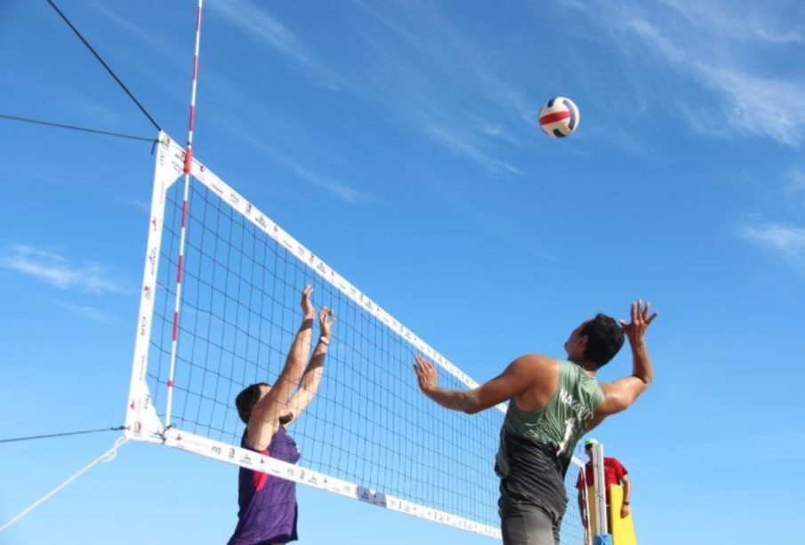 Jugadores de voleibol