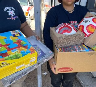 Grupo Voluntario Calafia realiza colecta de juguetes para el Día del Niño en La Paz
