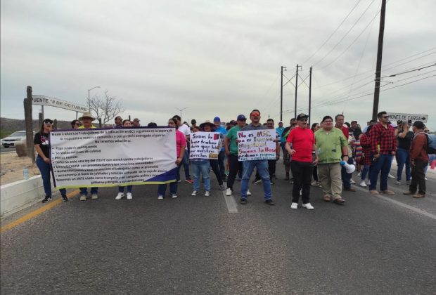 Manifestación de maestros