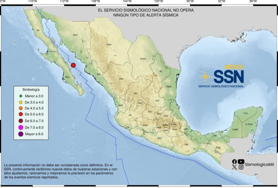 Mapa del SSN