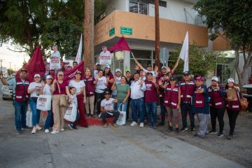 Sergio Polanco Salaices,recorriendo calles en campaña