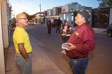 Sergio Polanco en colonia Santa María