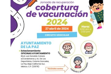 Vacunación infantil en La Paz