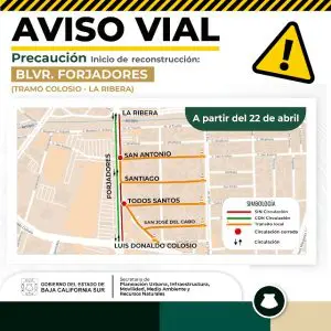 ¡Atención! Cerrarán tres bulevares en La Paz por trabajos de pavimentación