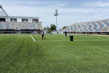 Campo del Guaycura listo para Play In del Atlético La Paz en Liga de Expansión MX