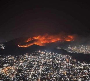 Incendio en Guerrero