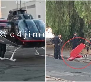 Cae helicóptero