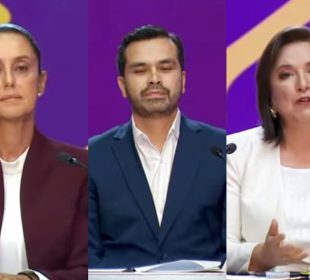 Candidatos a la presidencia de México en el primer debate