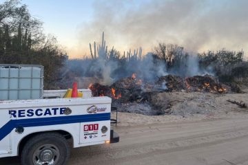 Bomberos sufren por la falta de combustible en El Sargento y La Ventana