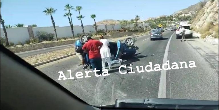 Alerta ciudadana sobre volcadura