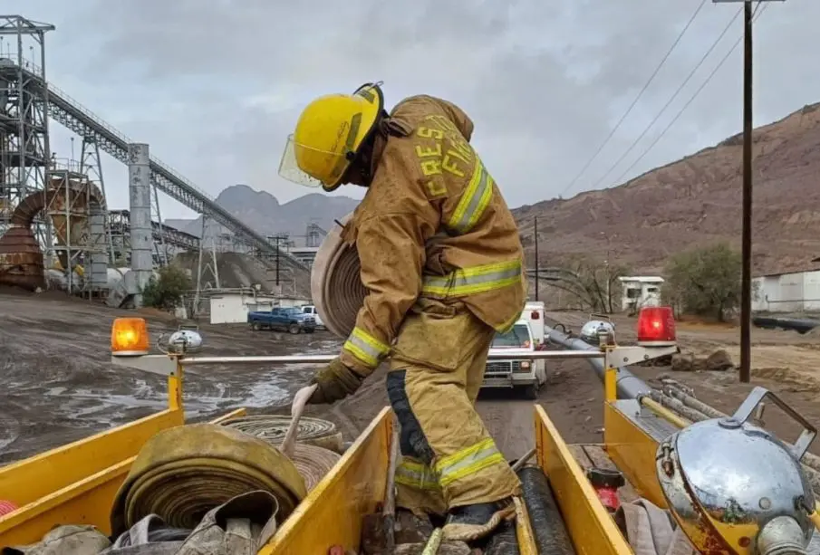 Bombero de El Centenario