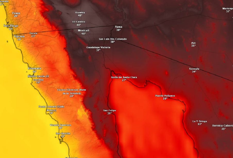 Clima extremo en Mexicali, BC