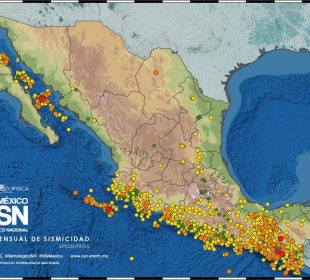 En abril más de 2 mil temblores sacudieron México, uno de magnitud 5.6 en BCS