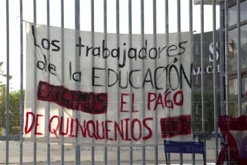 Escuela cerrada por paro de Magisterio