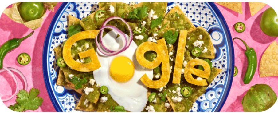 ¿Por qué el doogle de Google es de unos chilaquiles? Esta es la razón