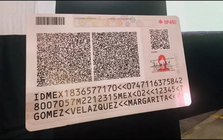 INE con códigos QR