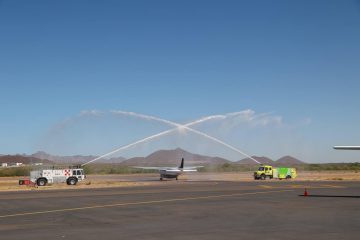Inauguración de vuelo Loreto-Guaymas