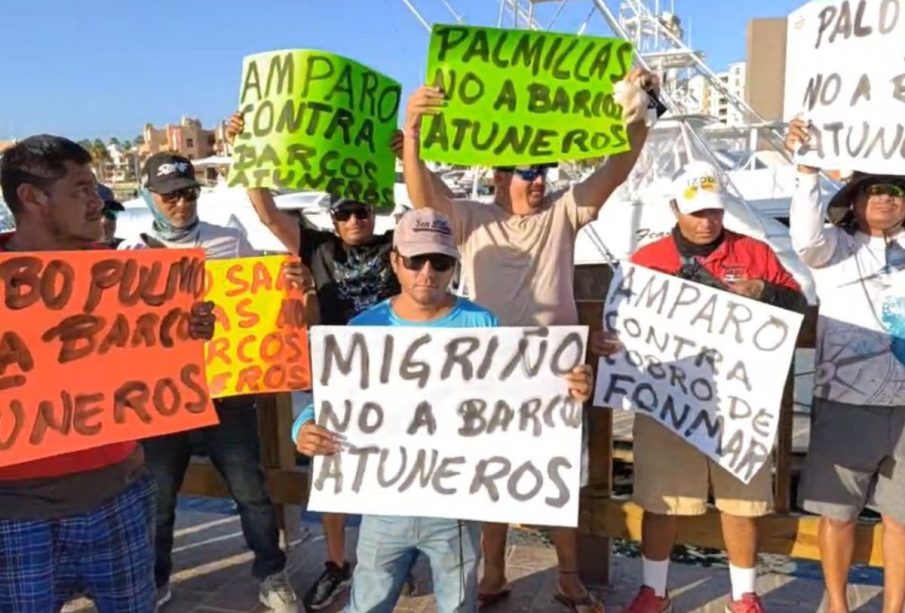 Manifestación de pescadores