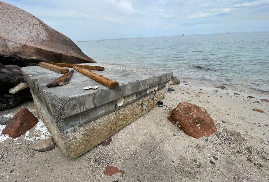 Muelle desintegrandose