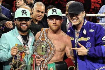 Peso Pluma y El Canelo Álvarez