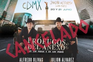 Prófugos del Anexo cancela conciertos CDMX