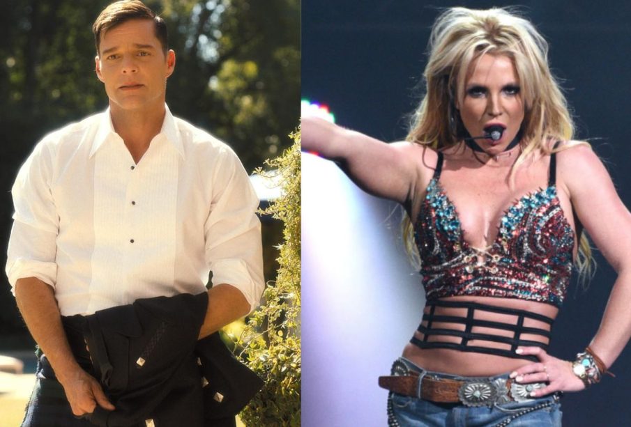 Ricky Martin y Britney Spears