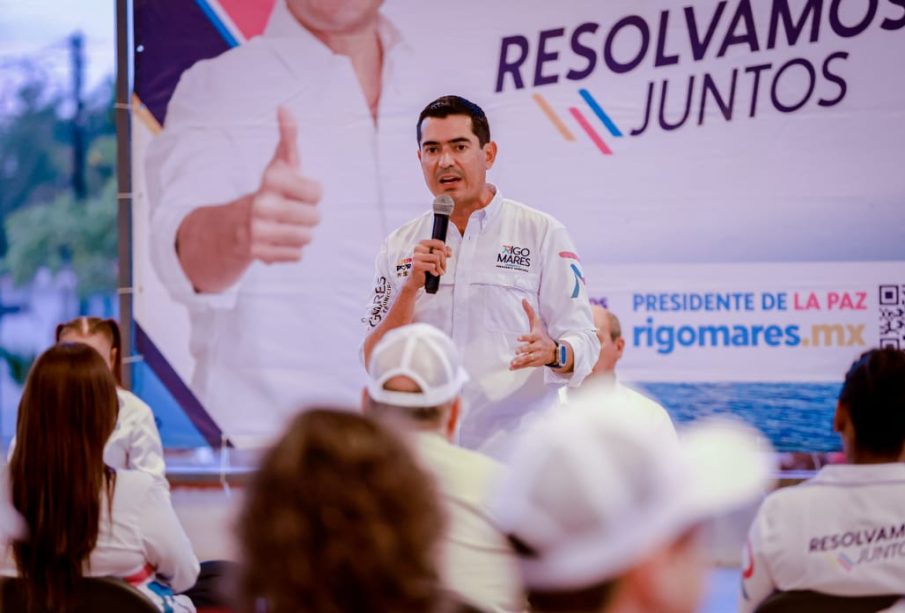 Rigo Mares, candidato a la presidencia municipal de La Paz