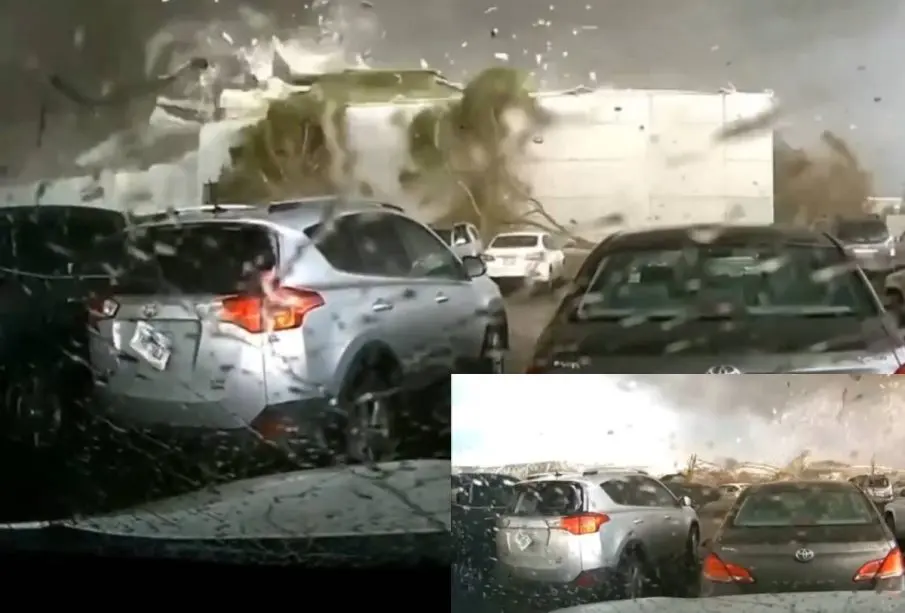 Tornado destruye edificio en Nebraska