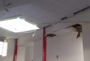 En el olvido gimnasio de la unidad deportiva Nuevo Sol en La Paz
