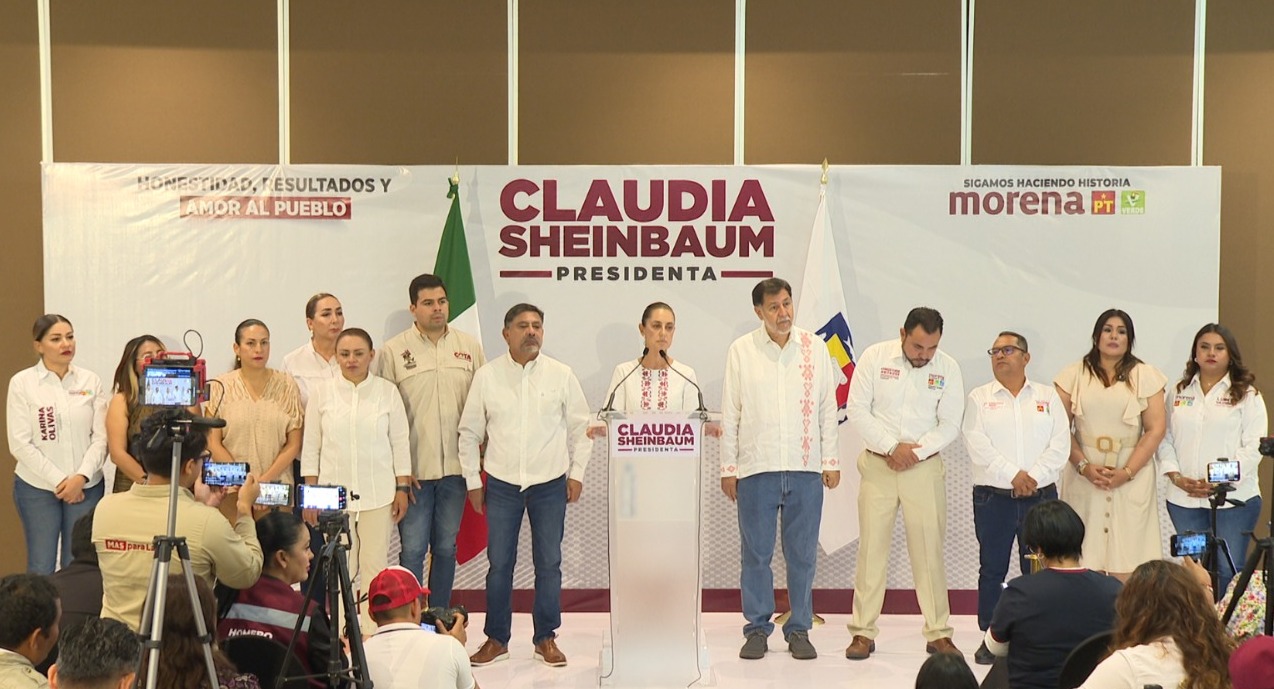 Sheinbaum asegura la victoria de Agúndez en Los Cabos; reafirma a Leggs como “buen compañero”